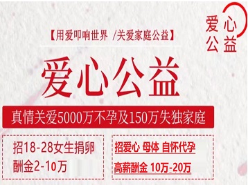 上高捐卵助孕生子 爱心志愿者招募